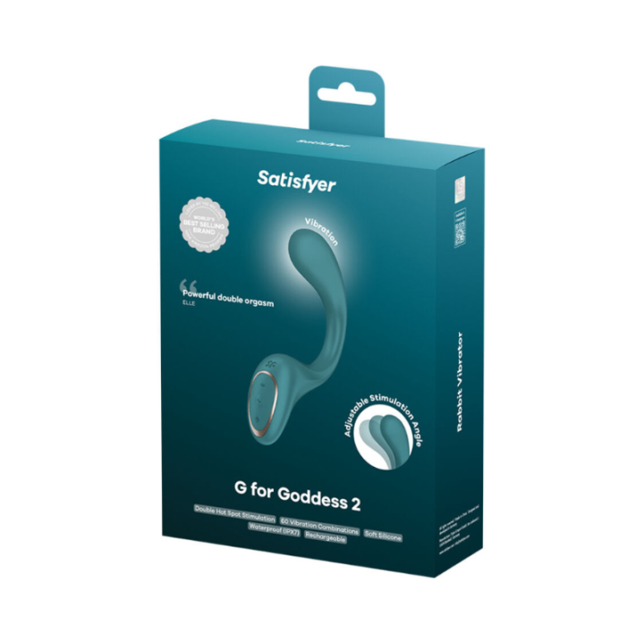SATISFYER - G FOR FODDES 2 VIBRADOR RABBIT VERDE