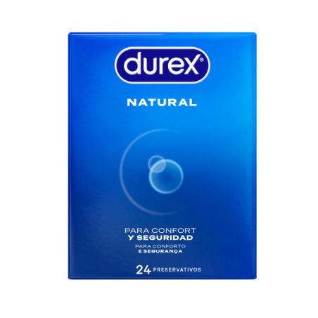 Packaging de los preservativos con 24 unidades de Durex Natural