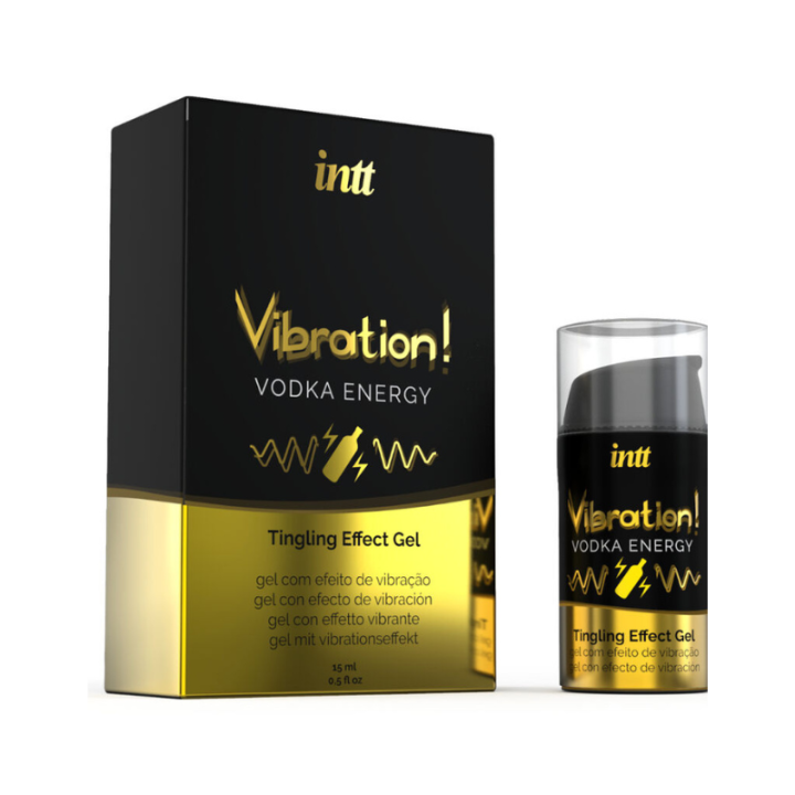 INTT - POTENTE ESTIMULANTE ÍNTIMO GEL VIBRADOR LIQUIDO VODKA 15ML