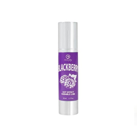 Envase y presentación del Lubricante efecto Calor de SecretPlay sabor Mora