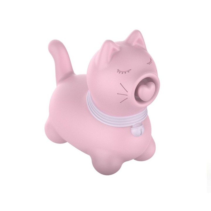 Estimulador de clítoris Intense Puppy Marie con efecto pulsación color rosa