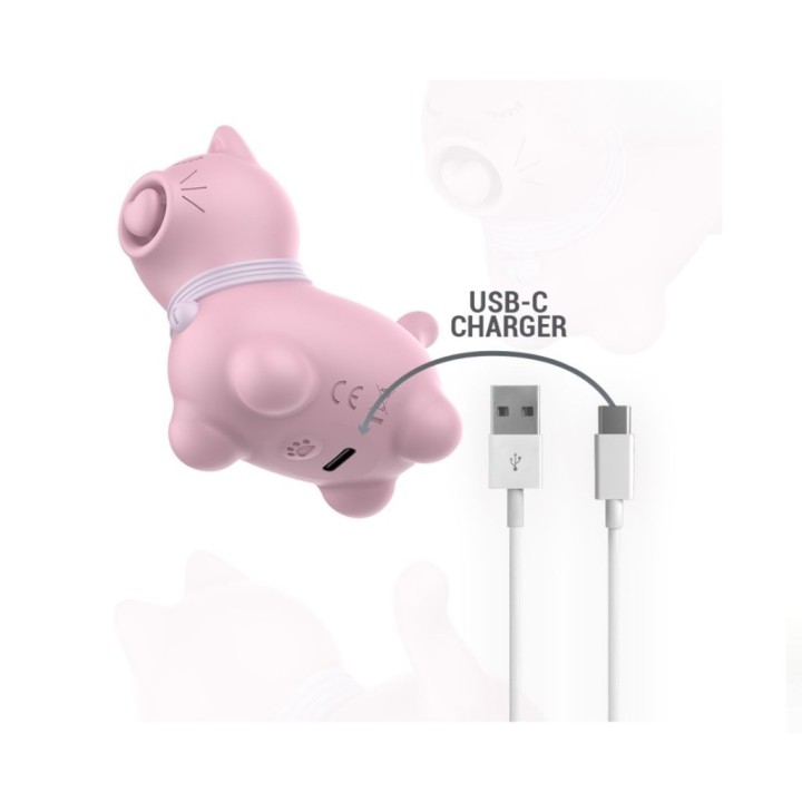 Puppy Marie estimulador rosa Intense con carga USB recargable