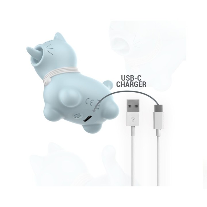 Puppy Duchess estimulador azul Intense con carga USB recargable