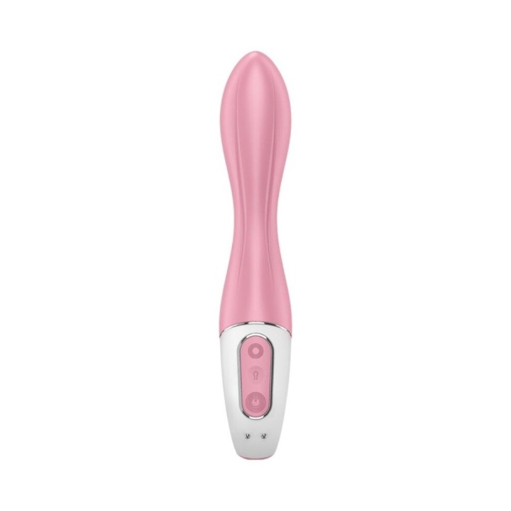 Vibrador hinchable Satisfyer AirPump Vibrator 2 color rosa – Air Pump inflable