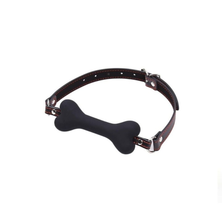 Packaging mordaza Latetobed Bdsm Line con bola en forma de hueso