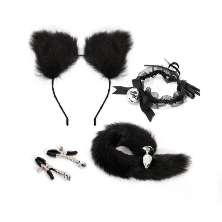 Pack completo con orejitas esponjosas cosplay IntoYou BDSM Line