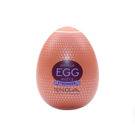 Huevo masturbador Tenga Misty II Strong – discreto y compacto.