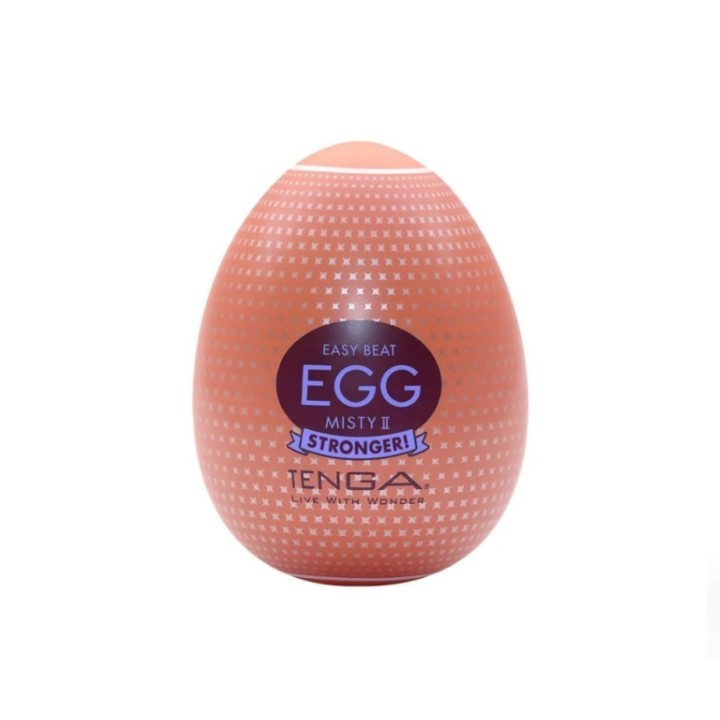 Huevo masturbador Tenga Misty II Strong – discreto y compacto.