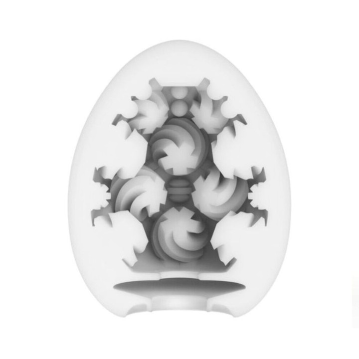 Tenga Egg Curl – Interior con curvas rizadas
