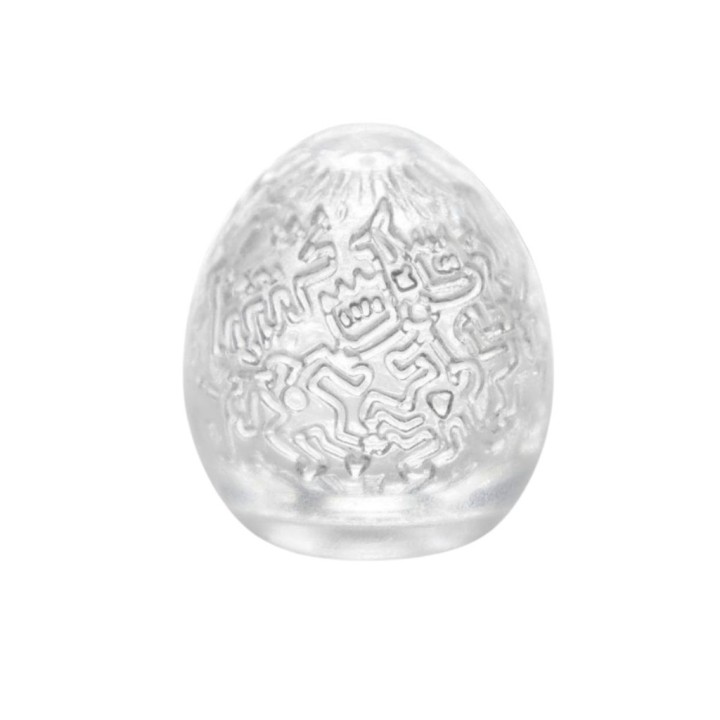 Tenga Egg Keith Party – Interior festivo con relieves variados
