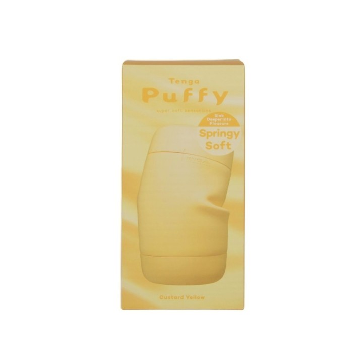 Packaging del Puffy Custard Yellow te encantará.