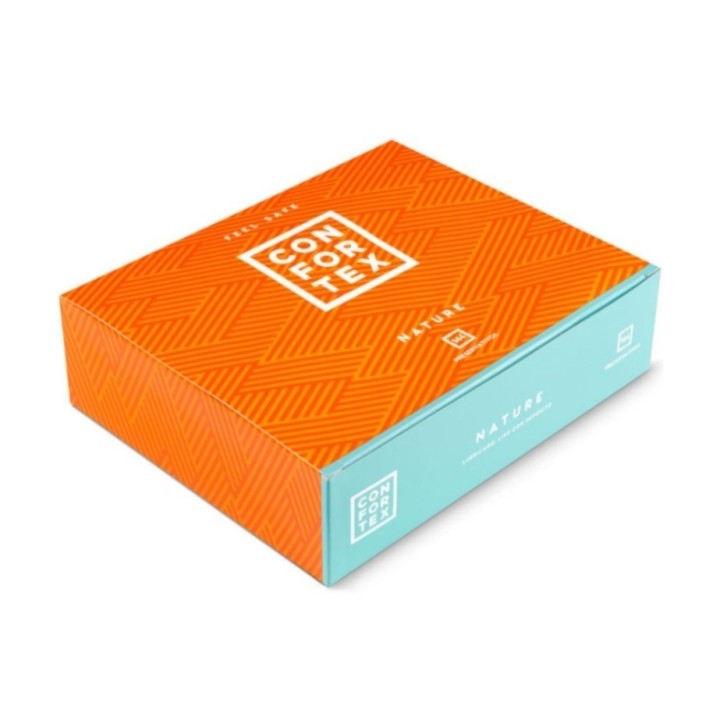 Preservativos Confortex Nature caja de 144 unidades con sello CE0120.