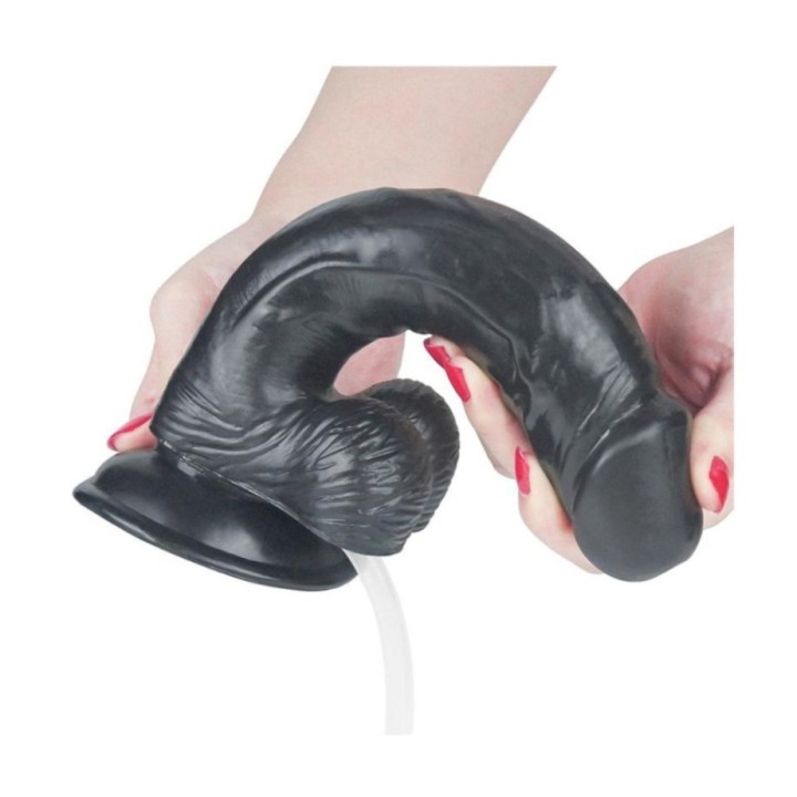Cuerpo flexible del dildo Squirting 9" para un uso cómodo y adaptable.