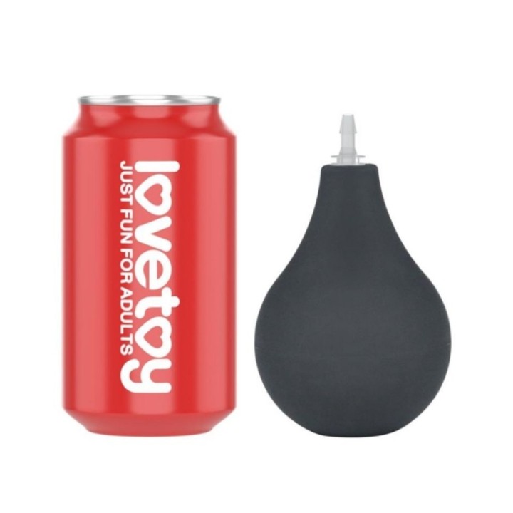 Lovetoy Dildo Squirting 10" Negro – Dildo realista con squirt, ventosa y compatible con arnés