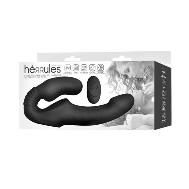Caja del vibrador doble IntoYou, presentación elegante ideal para regalo o uso personal.