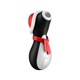 Satisfyer Penguin Holiday Edition, succionador navideño con diseño festivo.