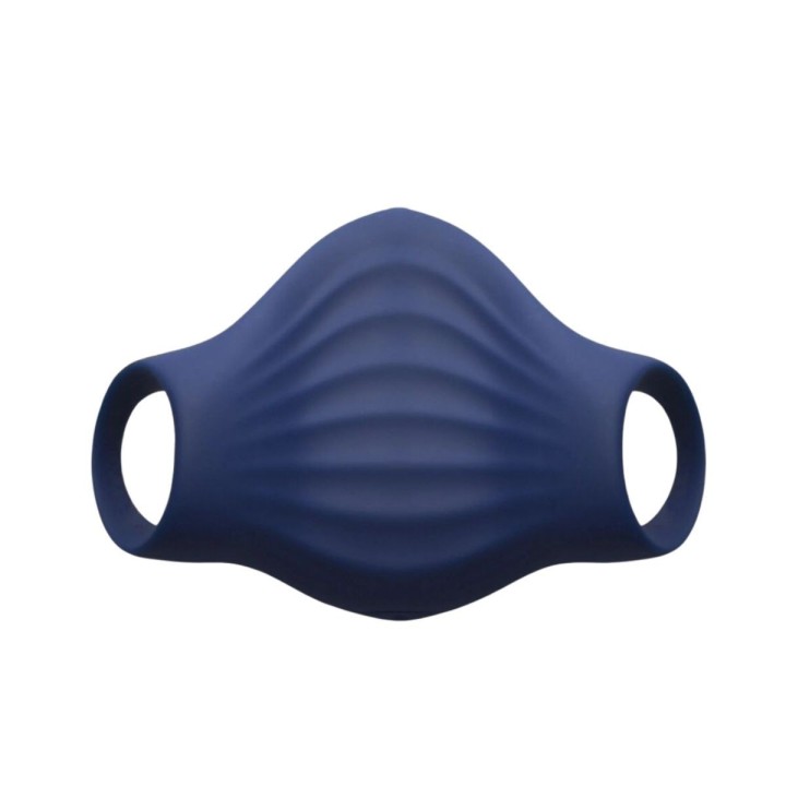 Palm Blue de Rocks-Off, masturbador vibrador flexible de silicona líquida.