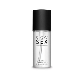 Aceite de masaje efecto calor Slow Sex 50 ml, estimula y calienta cada caricia.
