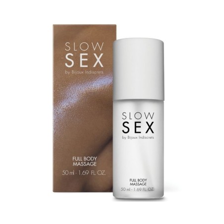 Aceite de textura sedosa para masaje que lo hace irresistible de Bijoux Indiscrets