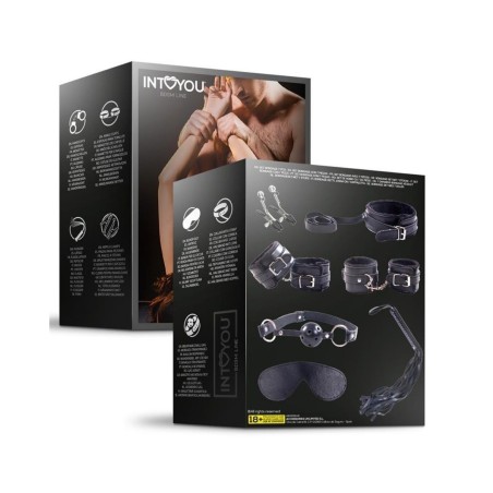 Packaging del Set de Bondage Furry IntoYou, ideal para regalar o disfrutar en pareja.