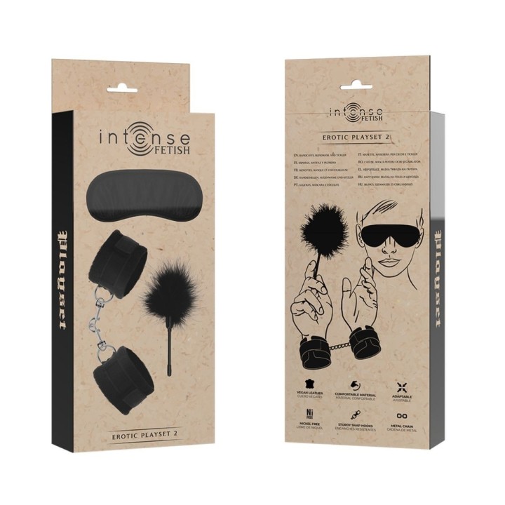 Packaging del set erótico 2 completo