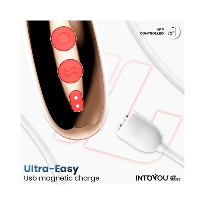 Detalle del Rondy de Intoyou, con doble estimulación y textura de silicona sedosa.