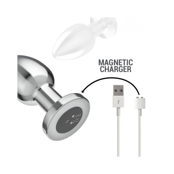 Plug Intense con puerto de carga USB, recargable y de larga duración.