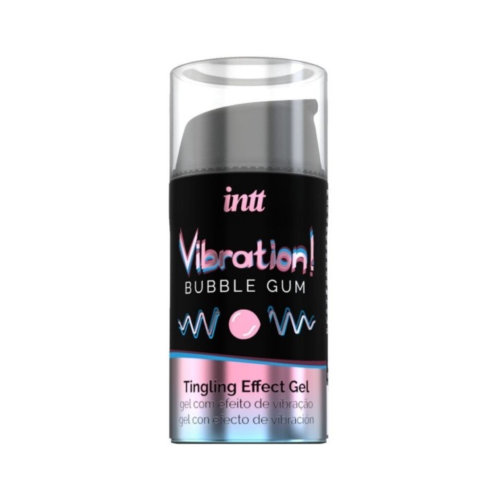 Gel vibrador sabor chicle de Intt