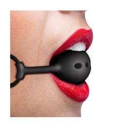 Vista principal de la mordaza de bola transpirable Fetish Submissive.