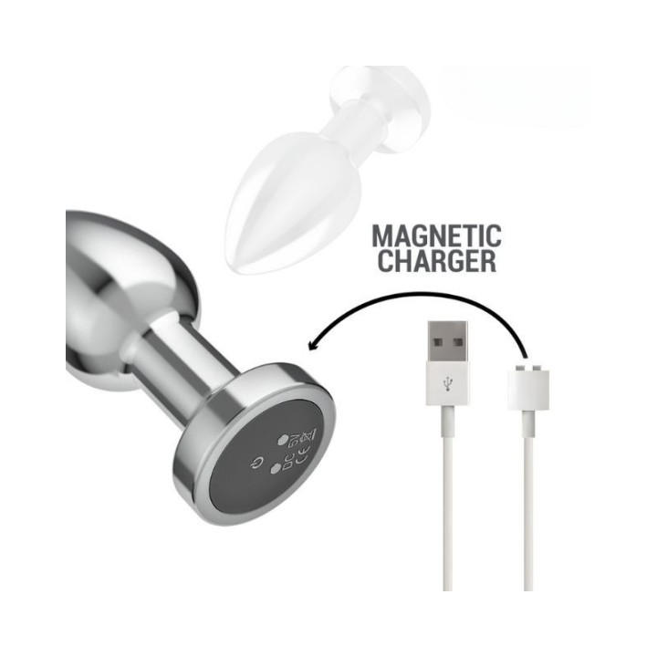 Plug Intense con puerto de carga USB, recargable y de larga duración.