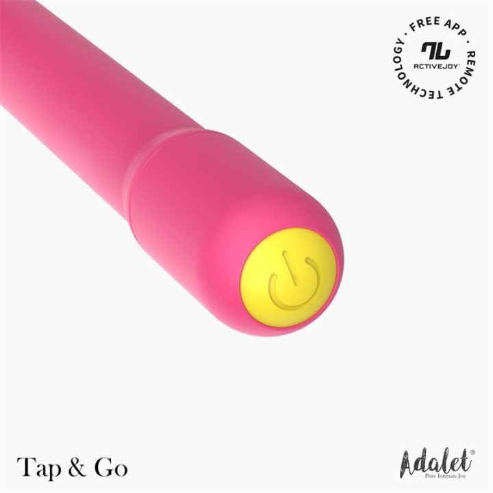 Estimulador INTENSE Adalet Gently rosa botón de encendido.