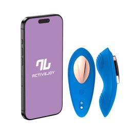 Braguita vibradora Intoyou azul con control por App ActiveJoy®, vista principal.