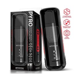 Masturbador Intoyou Pyro, vista principal del diseño avanzado con rotación y gemidos realistas.