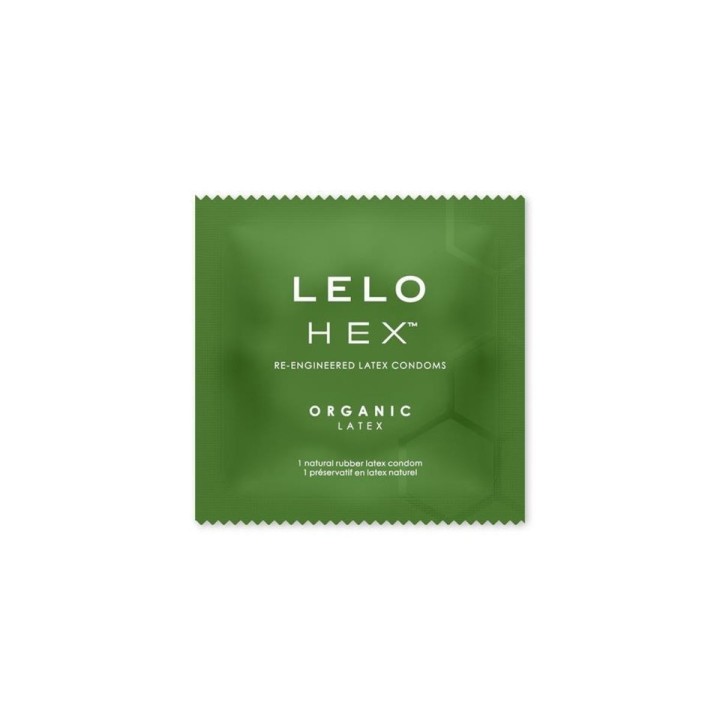 LELO HEX™ Organic – Blíster de preservativos ultrafinos listos para usar.