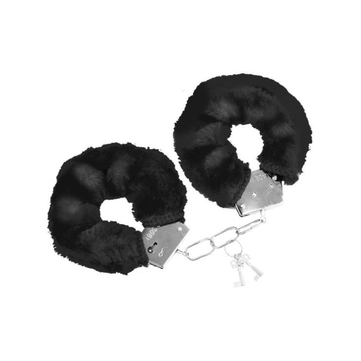 Esposas acolchadas negras del Set de Bondage para Principiantes de Intoyou.