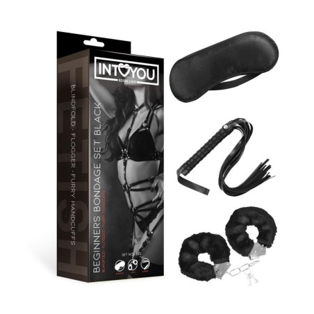 Set de Bondage Intoyou Beginners – vista principal con las tres piezas incluidas.