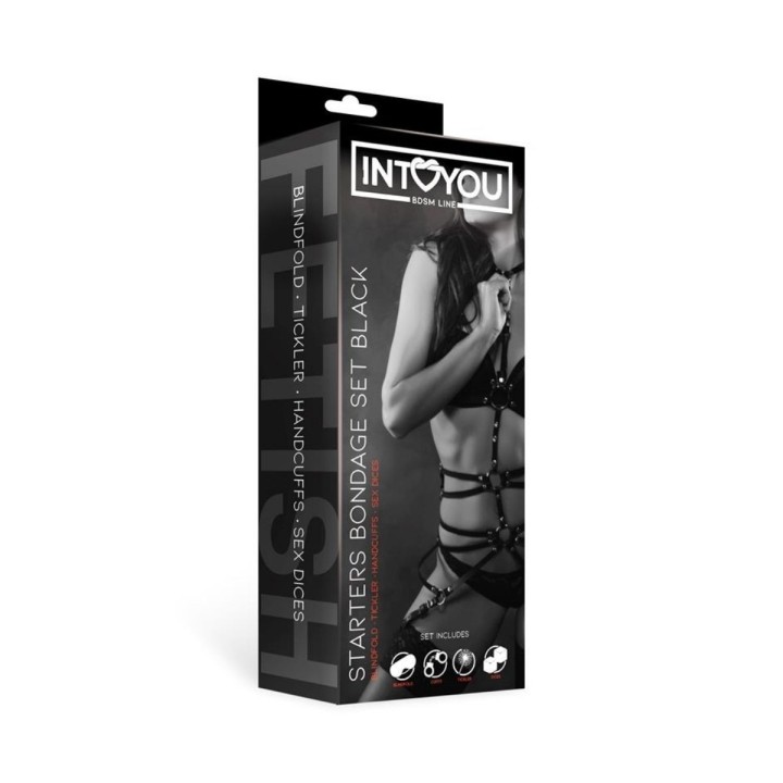 Packaging frontal del Set de Bondage Intoyou Starters.