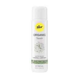 Pjur Organic Touch Lubricante Hidratante Vegano 100 ml – vista frontal del envase.