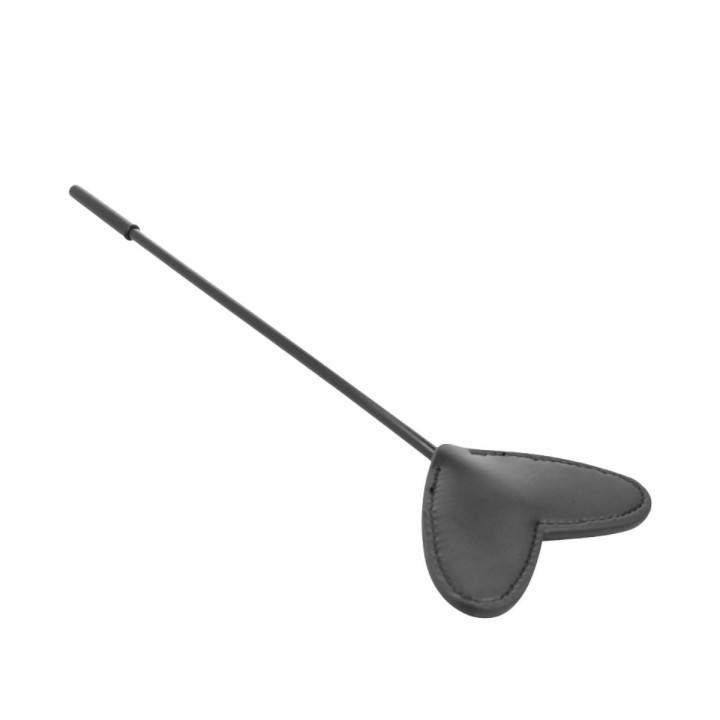 Pala KINK corazón negra, vista inferior/trasera y acabado.