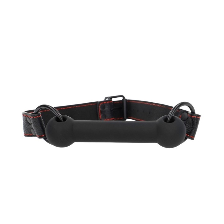 Detalle del sistema de ajuste de la mordaza KINK con correa de polipiel