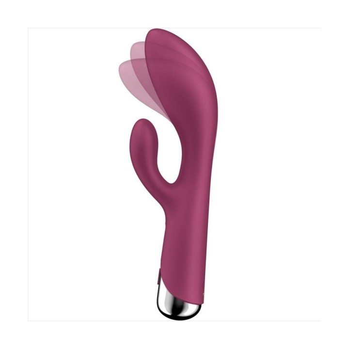 Detalle de la flexibilidad del Satisfyer Spinning Rabbit 1.