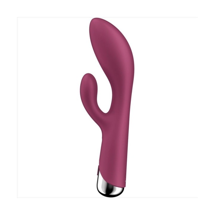 Vista lateral del vibrador Satisfyer Spinning Rabbit 1.