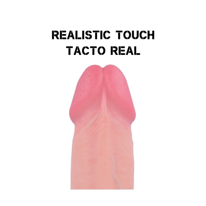 Tacto realista del glande del dildo Crusader Dual Density