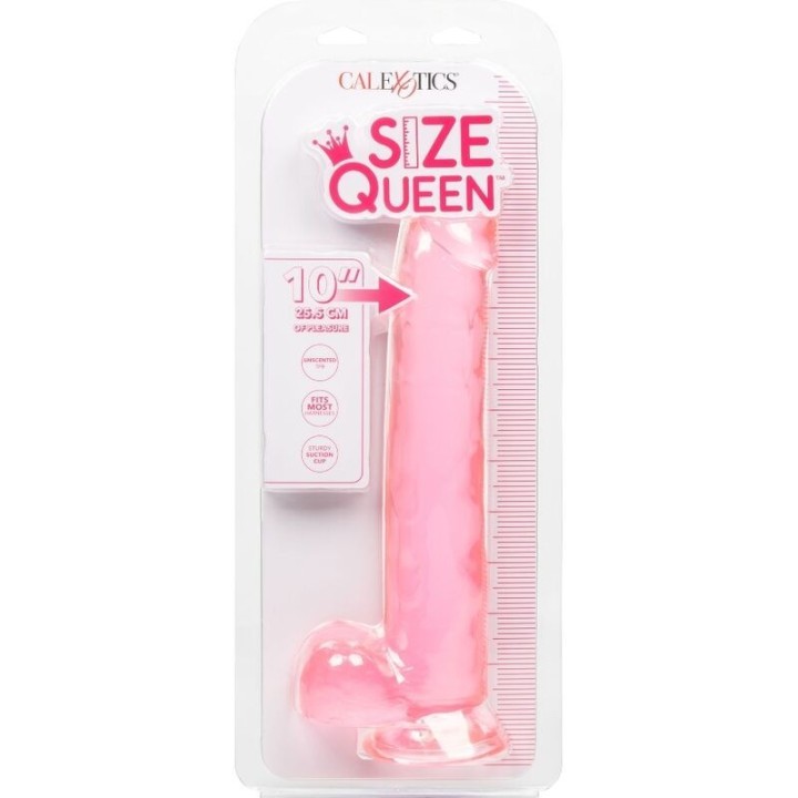 Packaging del dildo Queen rosa 25,5 cm