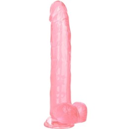 Dildo Queen rosa de 25,5 cm – vista frontal principal