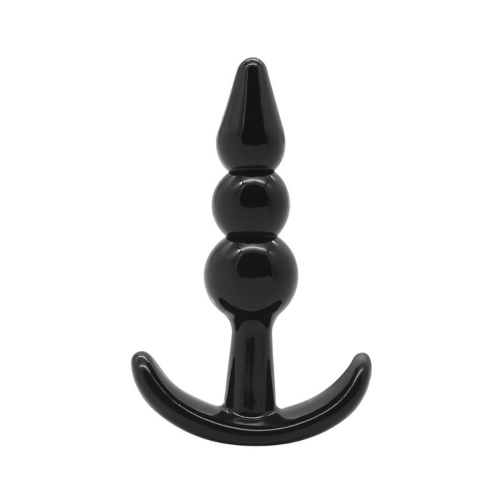 Detalle del plug anal cónico tamaño pequeño ADDICTED TOYS.