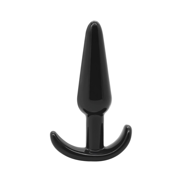 Vista detallada del plug anal cónico grande ADDICTED TOYS.
