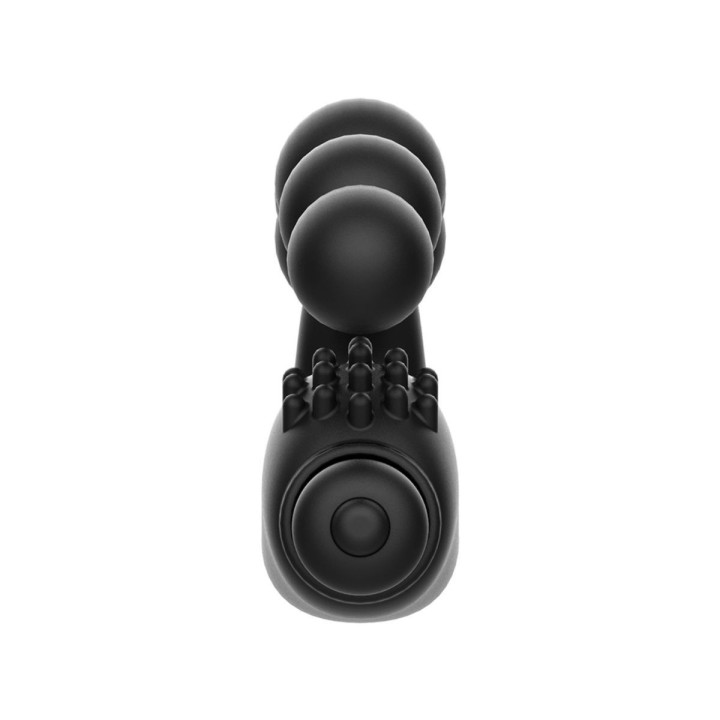 Vista frontal del masajeador anal prostático ADDICTED TOYS.