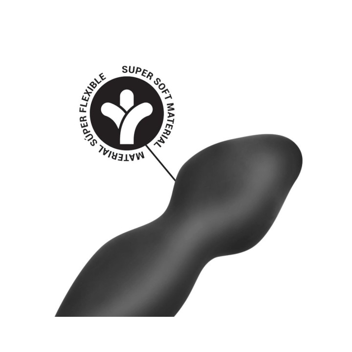 Detalle plug anal con anillo Addicted Toys modelo 2