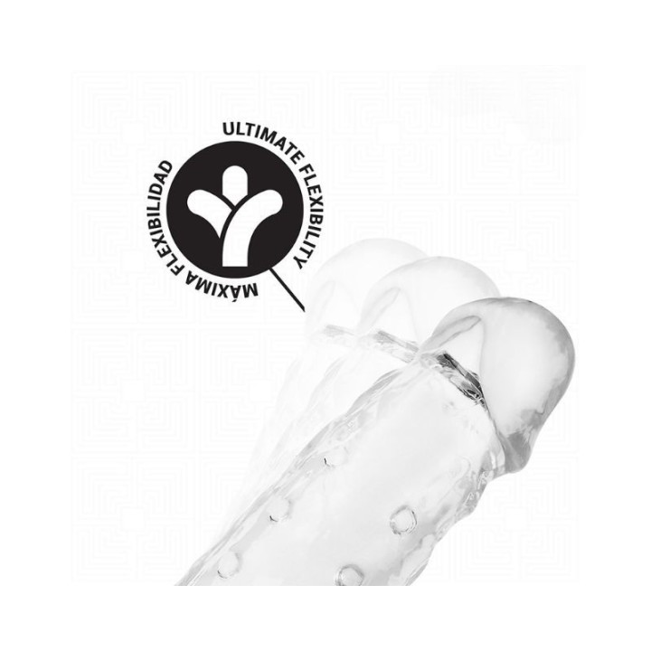 Detalle del material flexible y realista